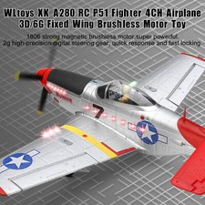 WLtoys XK A280 RC P51 Fighter 4CH Airplane 3D/6G Fixed Wing Brushless Toy E4