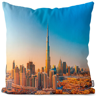 VOID Kissenbezug Dubai Arabische Emirate Stadt Skyline Urlaub Reisen Architektur