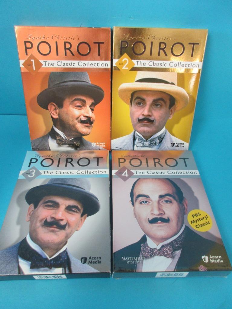AGATHA CHRISTIE'S POIROT THE CLASSIC COLECTION VOLUME 1 2 3 4 DVD