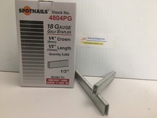 Spot Nails 4804PG L / 90 Series staples, 18ga,1/4" crown, 1/2" leg, 5000 pcs/box