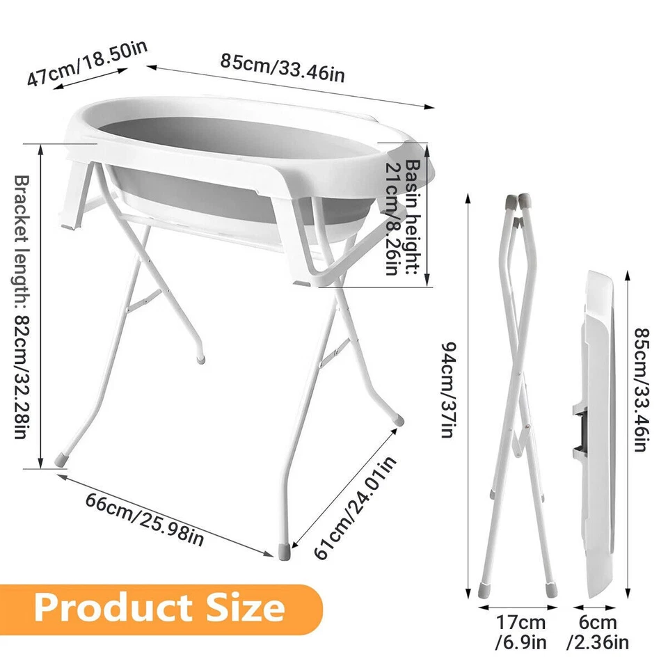 Elevated Pet Bath Tub Stand Portable Bathing Basin for Cats and Puppies Grooming - image 2 of 4