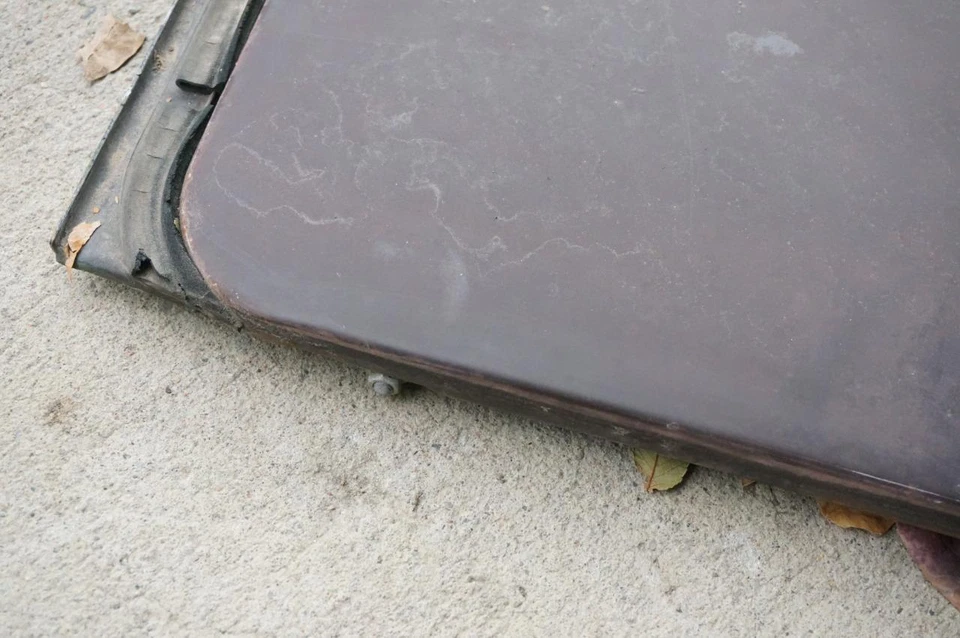 *Limpio* Panel de techo corredizo marrón OEM Mercedes C107 W107 73-85 380slc 450slc Foto 2 de 4