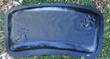 Mermaid bench top mold concrete casting mould  31"L x 14"W x 2" thick