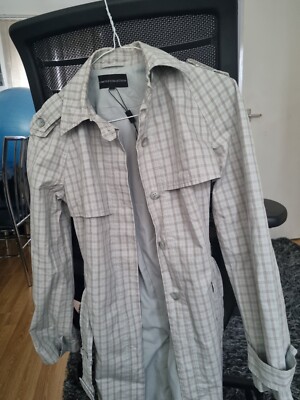 Marks and Spencer grey Parker Jacket. Size 8