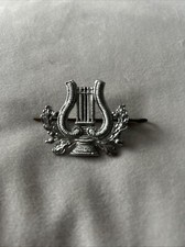 Vintage Royal Air Force Bandsman Staybright Musician RAF BROOCH Pin Jewellery