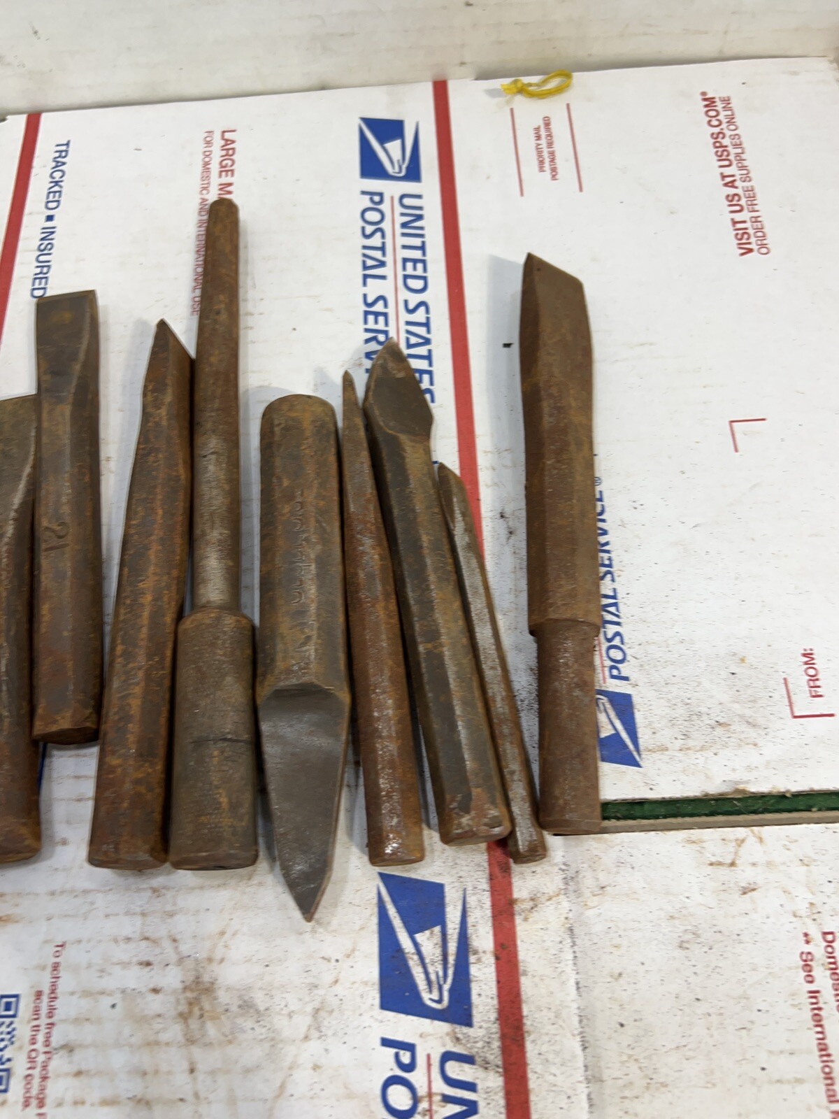 10 lbs 5”9” Shank Chipping Hammer Chisels lot of 16 eBay