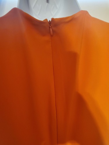 French Connection Panthea Jersey Maxi Dress Orange Size 2 - Picture 8 of 8