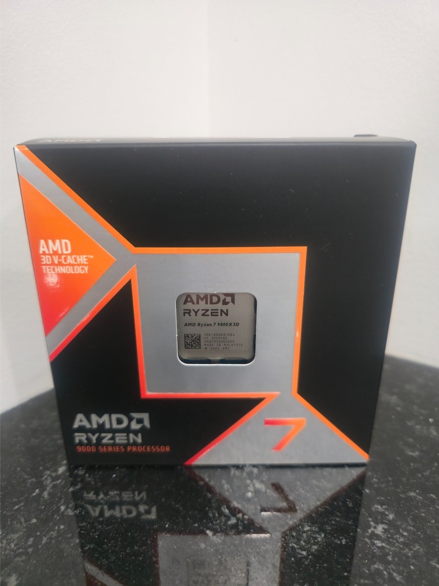 CPU AMD Ryzen 7 9800X3D CPU AM5 Amazon.com: AMD RYZEN 7 9800X3D 8-Core, 16-Thread Desktop