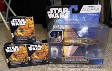 Star Wars Micro Galaxy Squadron Shin Hati's Fiend Fighter & Mystery Boxes