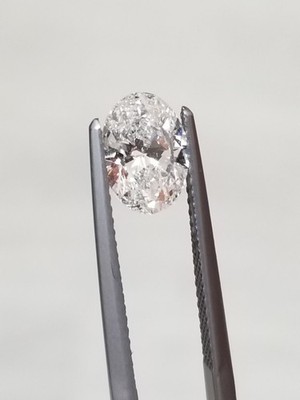 Oval Cut 1.49 Carat Cert. AGI Natural Mined Diamond Loose F color SI1 clarity