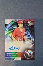 2023 Bowman Platinum - Top Prospects Brenner Cox #TOP-89 Autographs (AU, RC)