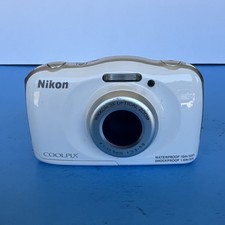 Nikon COOLPIX S33 13.2MP Digital Camera - White for sale online | eBay