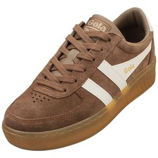 Gola Grandslam Womens Fashion Sneakers in Brown White
