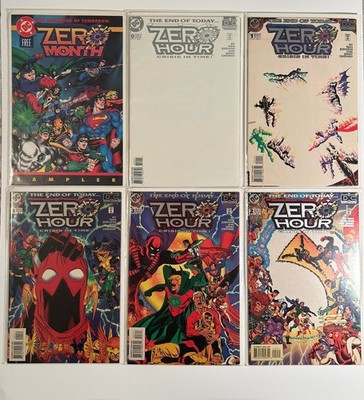 Zero Hour 0-4 VG Complete Series Justice League of America 1994
