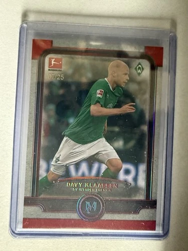 Topps Museum Collection Bundesliga 2019/20 SV Werder Bremen Davy Klaassen 07/25