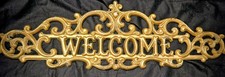 Heavy Metal "Welcome" Sign