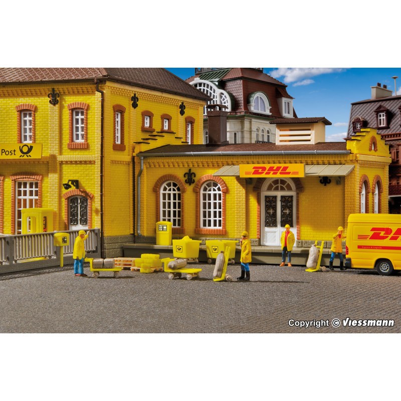Accessoires et décorations postales ""DHL"" - VOLLMER 45131  - HO 1/87