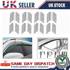 8x For Heko G3 Clips Wind Rain Deflector Car Channel Metal Retaining Clip NS
