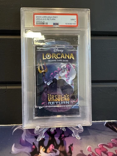 PSA 9 2024 DISNEY LORCANA FOIL PACK URSULA'S RETURN URSULA CHAPTER 4 EN01 PSA9