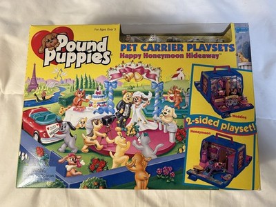 IN BOX Rare Vintage Galoob Pound Puppies Happy Honeymoon Hideaway
