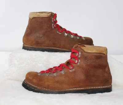 VINTAGE Dexter Mountaineering Suede Leather Alpine Hiking Boots