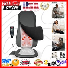 Back Massager with Heat,Full Back Massager for Chair with 2 Shiatsu Speeds,He...