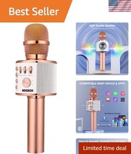 All-in-One Karaoke Mic with Bluetooth Connectivity - Ideal Gift for All Ages