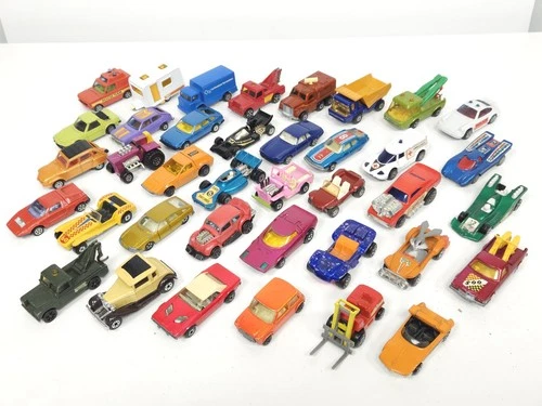 Vintage Matchbox Lesney Diecast Car Lot Corgi Juniors + Mini Dinky Honda Accord
