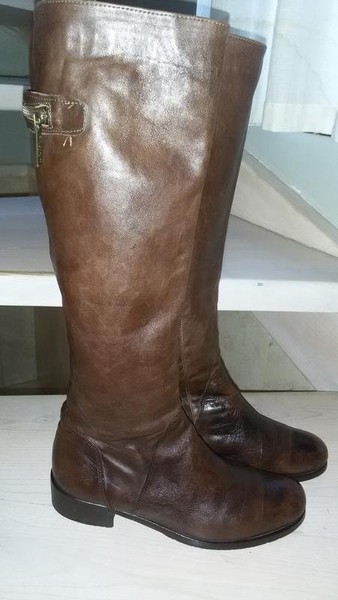 Women Baldinini Boots Brown Leather 39 #5FXT