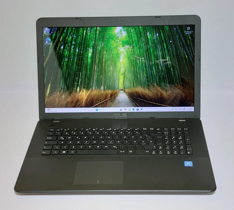 17,3 Zoll Laptop Asus X751NA Intel Pentium Quad-Core 8GB RAM 256GB SSD Win 11 - Bild 3 von 4