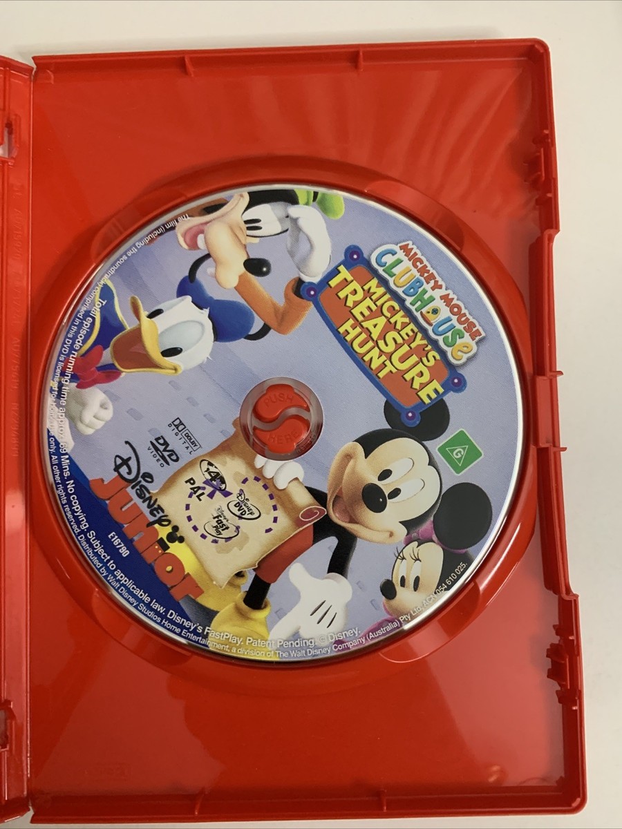 Mickey Mouse Clubhouse-Mickey's Treasure Hunt (DVD, 2006) for sale