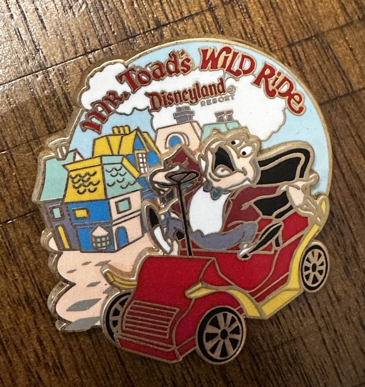 Disney Mr. Toad's Wild Ride Disneyland Resort Pin 2011 Mr. Toad Car DLR Pin