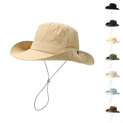 Sommer Western Cowboy Buschhut Schnelltrocknend Wasserdicht UV-Schutz Sonnenhut