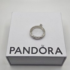 Pandora Large Floating Locket Necklace Charm Pendant Genuine ALE 925 590530