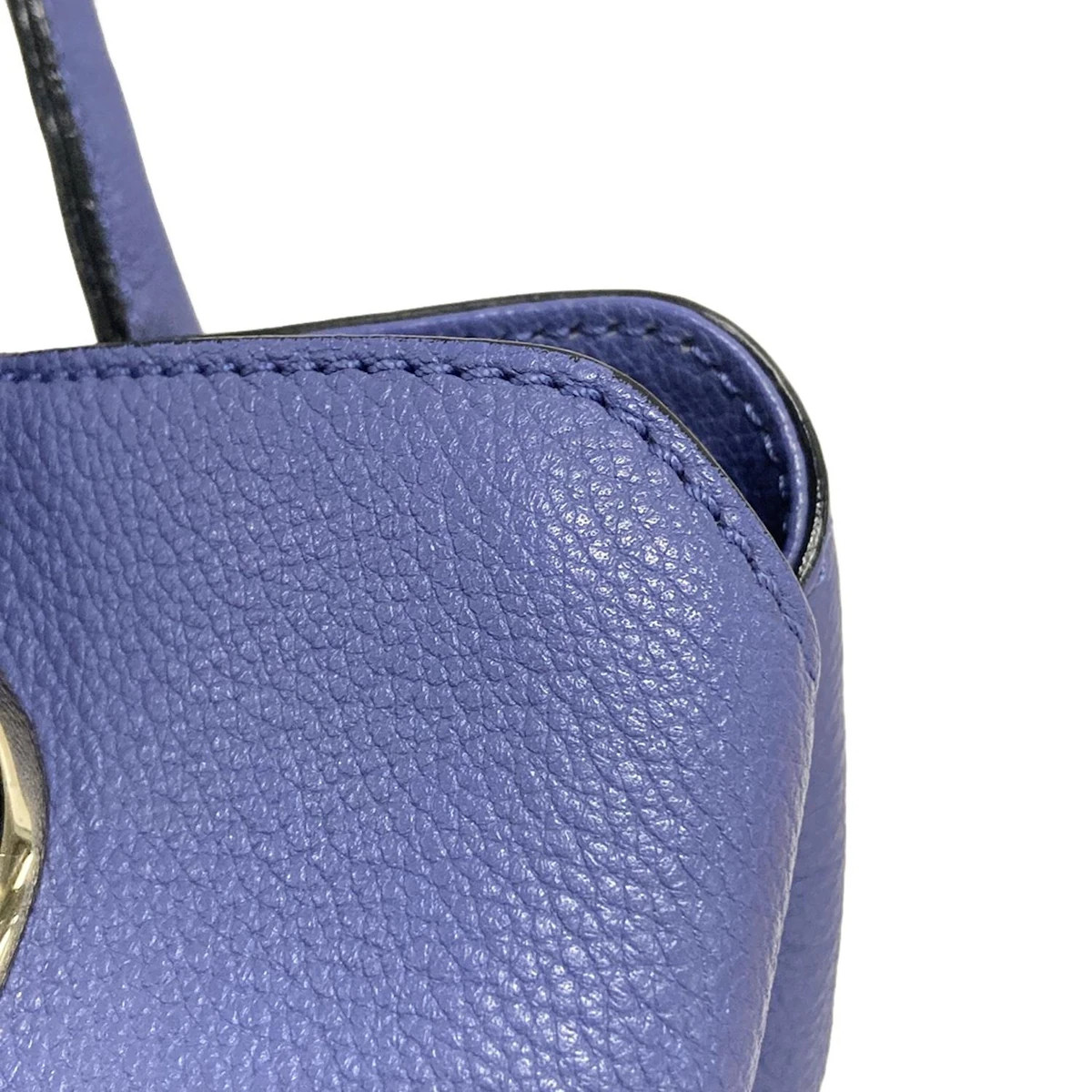 TOD'S Holly Bag - Blue Gray Leather Handbag | eBay