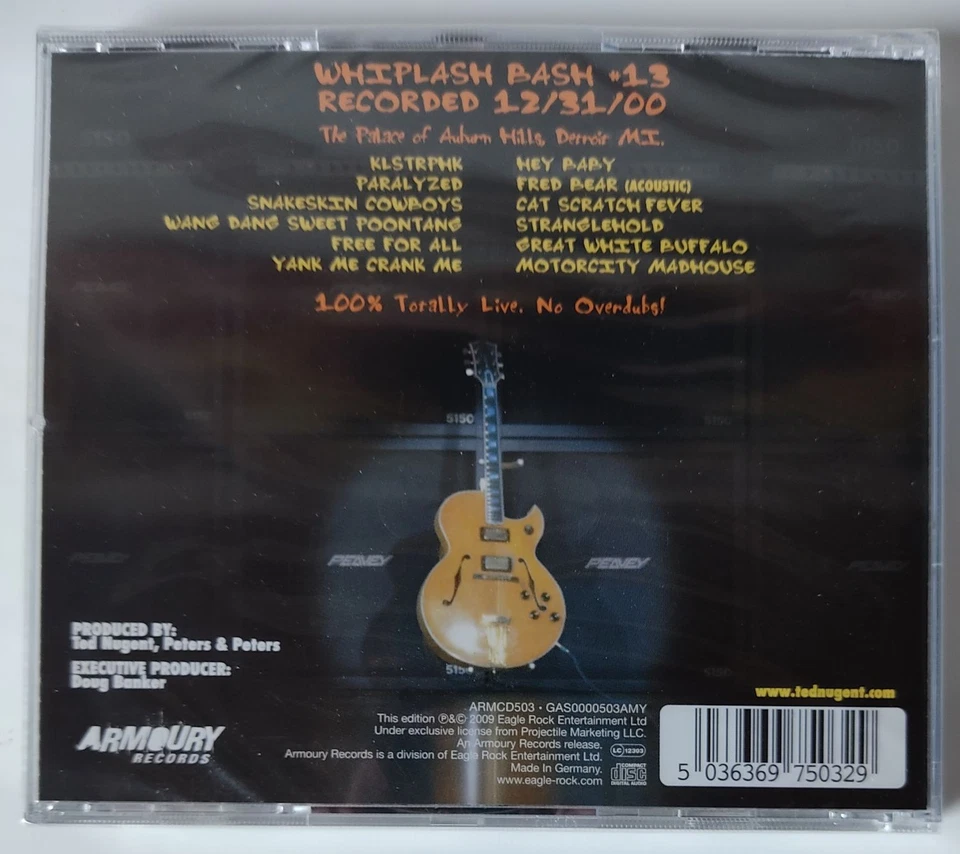 Ted Nugent - Full Bluntal Nugity / CD Armoury Records / 2009 / NEU + OVP! - Bild 2 von 2