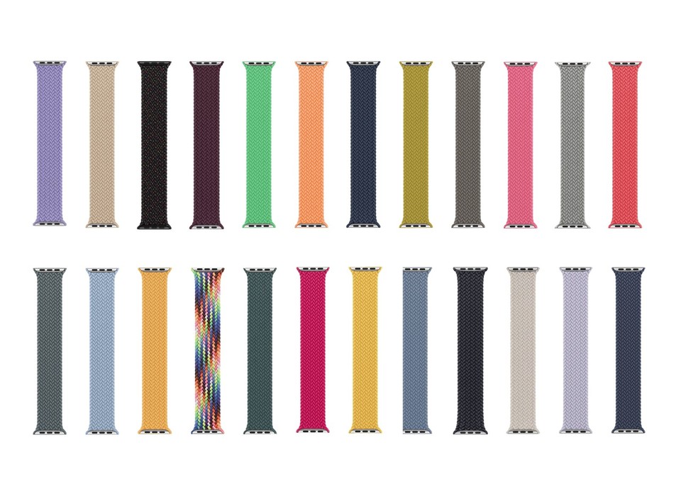 New Genuine Apple 45mm Braided Solo Loop Watch Band Fits 44mm 46mm Ultra 49mm