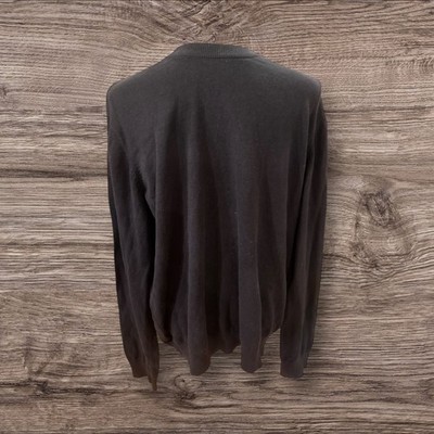 Men s VTG Y2K Threadbare Black Knit Longsleeve Sweater Size 2XL EUC Pullover