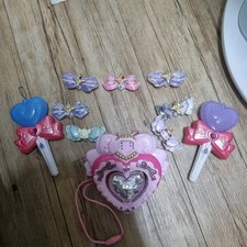 Idol PreCure Toy Set with Ribbons and Heart Shape