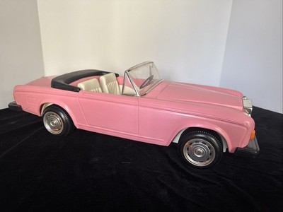 Vintage 1980s Barbie Pink Rolls Royce Classic Convertible 20  Car Zima No. 322