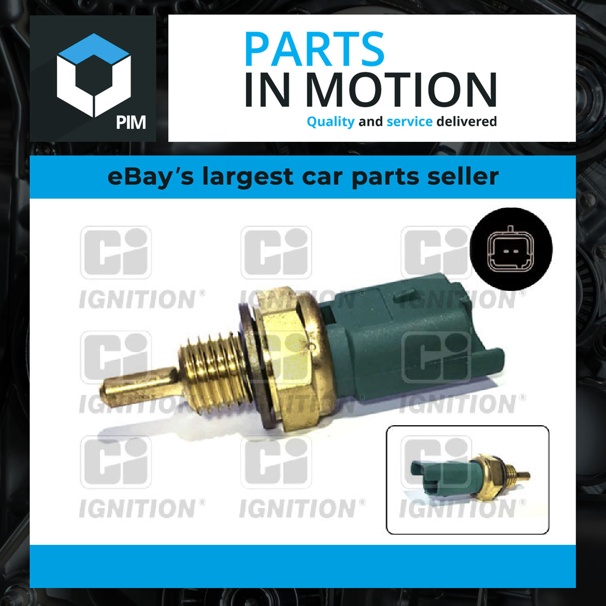 Coolant Temperature Sensor XEMS108 CI Sender Transmitter 9636777180 96368023 New