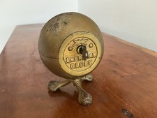 Antique American Globe cast iron Still bank by Kenton Hardware 1910-1920