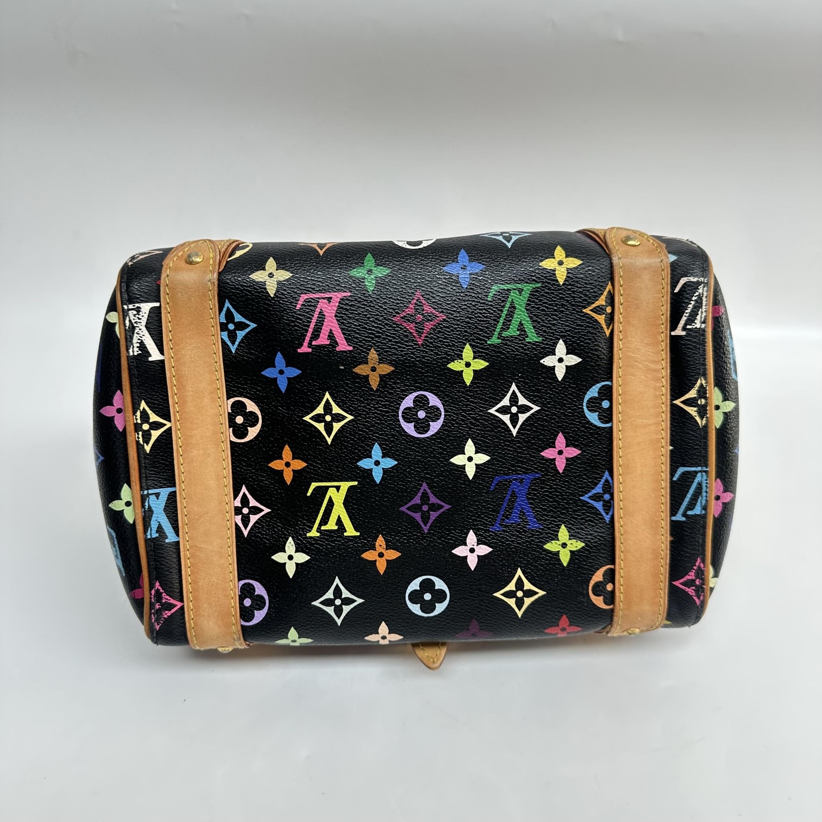 Black Monogram Multicolor Canvas Priscilla Handbag - ## image 3