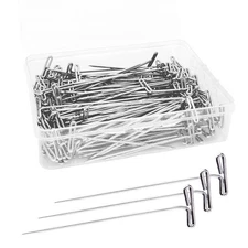 200Pcs T Pins, 2 inch Sewing Pins, Stainless Steel Wig Pin for Wigs, T-pins f...