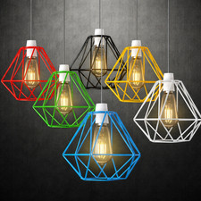 Vintage Cage Metal Pendant Light Shade Wire Cage Ceiling Industrial lampshade