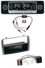 Autoradio Dietz MP3 DAB Bluetooth USB per Alfa Romeo 147 GT vano portaoggetti antracite