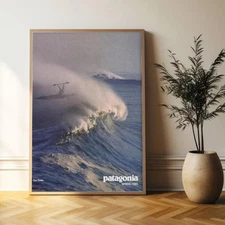 Patagonia Magazine Poster – Landscape Wall Art Seasonal Home Decor Print