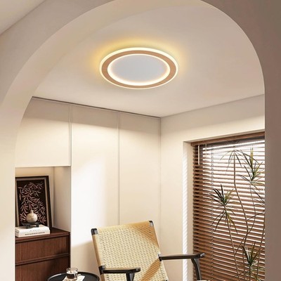 Deckenlampe LED Deckenleuchte Moderne Aus Holz Deckenlampe Wohnzimmer