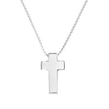 S.oliver Jewel Children and Youth Necklace Silver Boys Cross 2035539