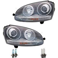 Xenon Scheinwerfer Set D2S/H7 FüR VW Golf V 1K1 Jetta III 1K2 Inkl. Osram Lampen